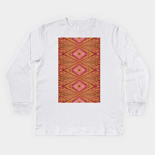 Red Vine Design  - Magpie Springs - Adelaide Hills Wine Region - Fleurieu Peninsula by South Australian artist Avril Thomas Kids Long Sleeve T-Shirt